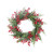 Green Pine & Red Berry Wreath (55cm)