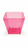 Cerise Acrylic Tapered Vase (15cm)