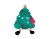 Christmas Tree Plush Door Stop (30cm)
