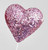 Pink Glitter Sparkle Heart Decoration Pick (36cm)