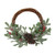Willow Half Wreath with Cones & Berries (55cm)
