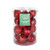 8cm Red Shatterproof Baubles (16 Pieces)