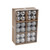 48 Assorted Silver Baubles Pack (4cm)