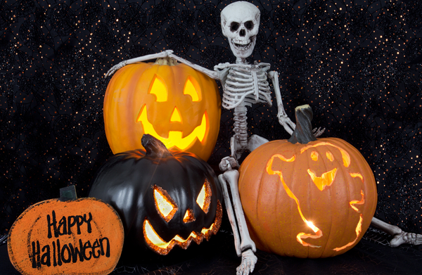 Indoor Decorations Pumpkin skeleton 