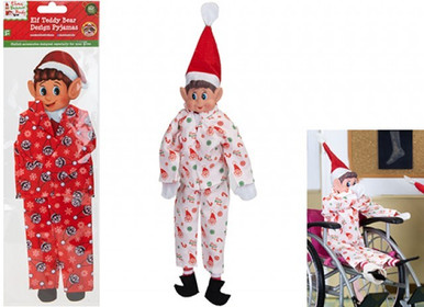 Very Elf Pyjamas Festive Elf Design Pyjamas Set for elves