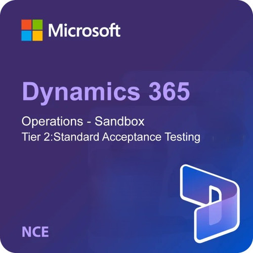Microsoft Dynamics 365 Operations - Sandbox Tier 2:Standard Acceptance Testing (NCE)