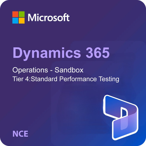 Microsoft Dynamics 365 Operations - Sandbox Tier 4 Standard Performance Testing (NCE)