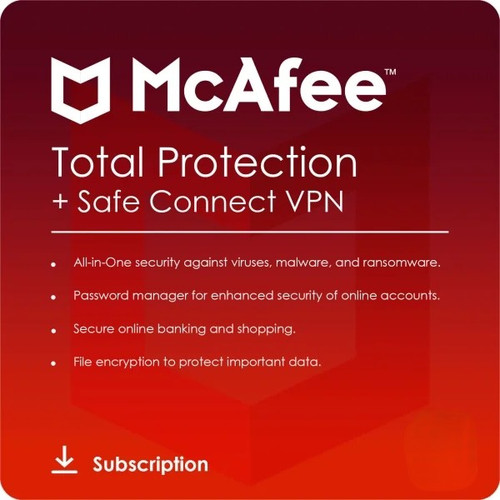 McAfee Total Protection with Safe Connect VPN