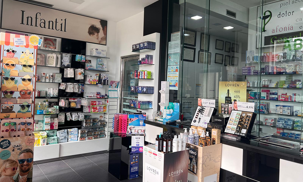 Productos de la Farmacia Madariaga Sieira en Raxó, Pontevedra