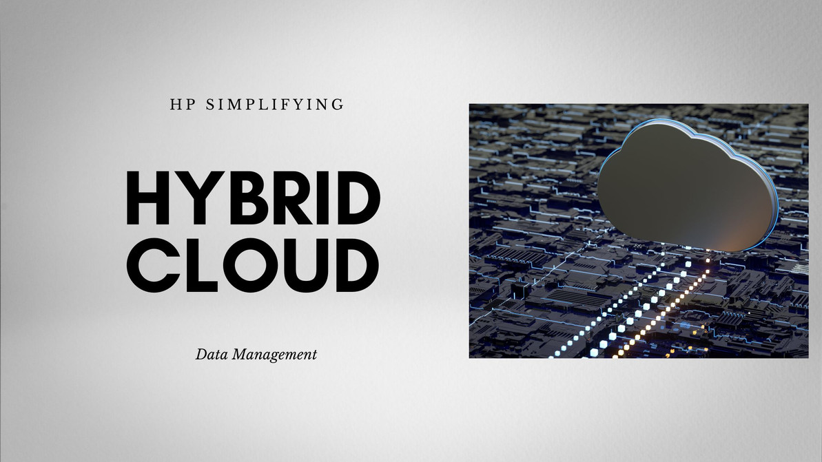 How is hpe simplifying data management across hybrid cloud?