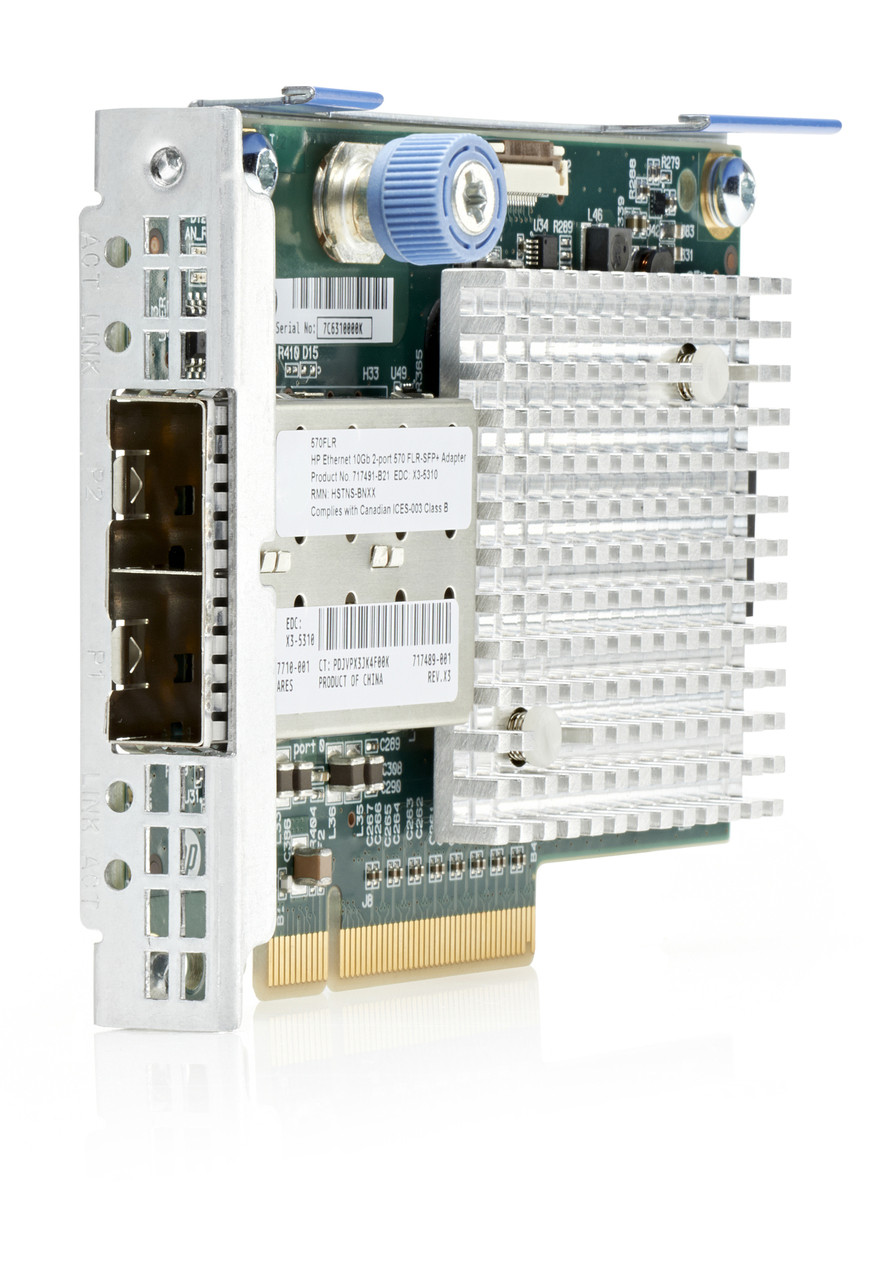 HPE FlexFabric 634026-001 10GbE Dual-Port 554FLR-SFP+ Adapter for