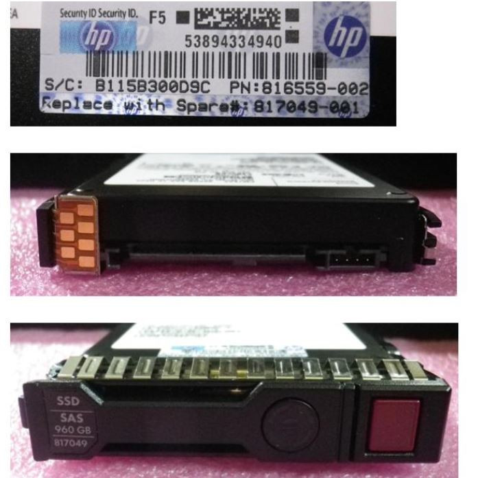 HPE 817049-001 960GB 2.5in SAS-12G SC Read Intensive G8 G9 G10 SSD