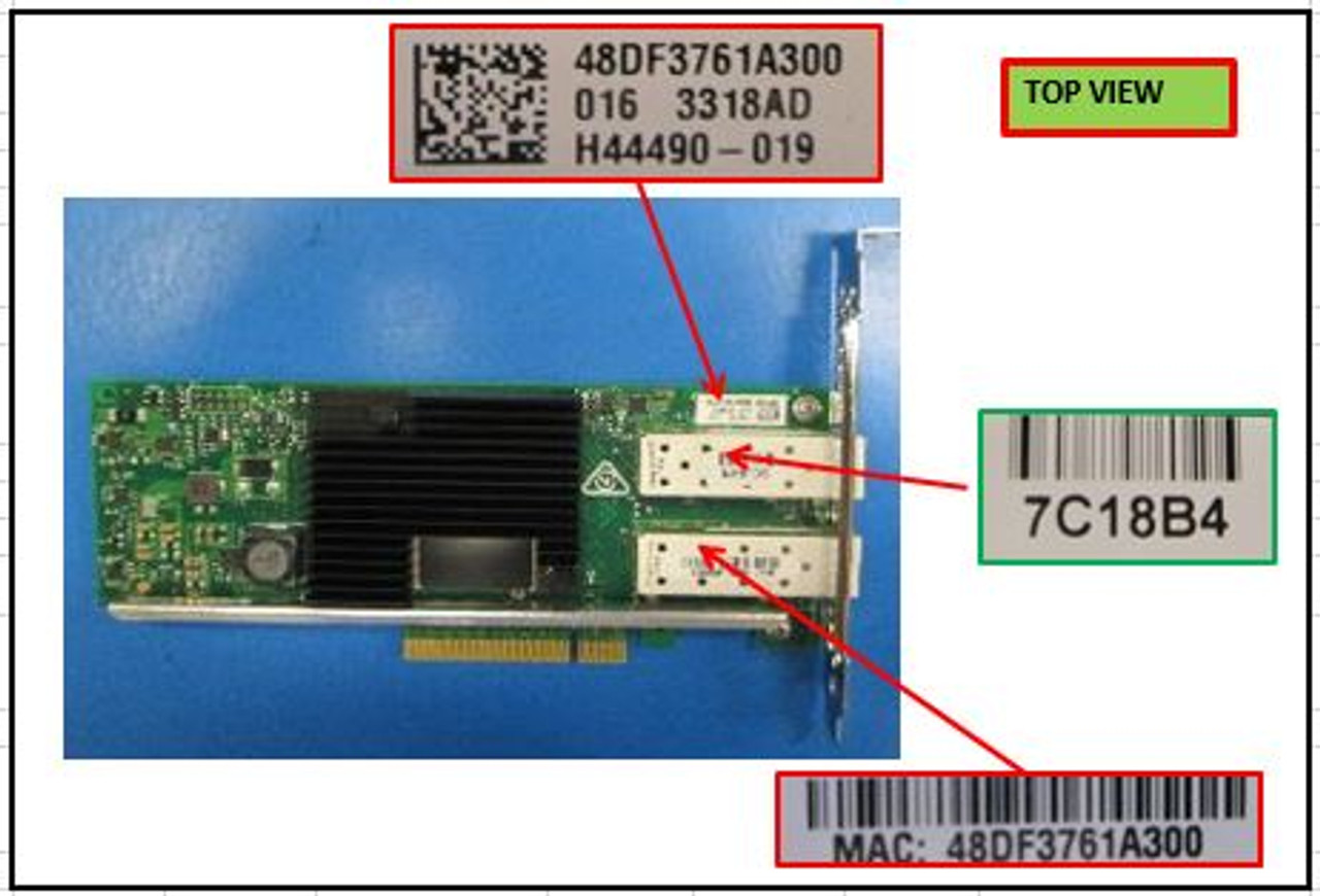 HPE 790316-001 10GbE 2-Port 562SFP+ Network Adapter for G9 G10 Servers