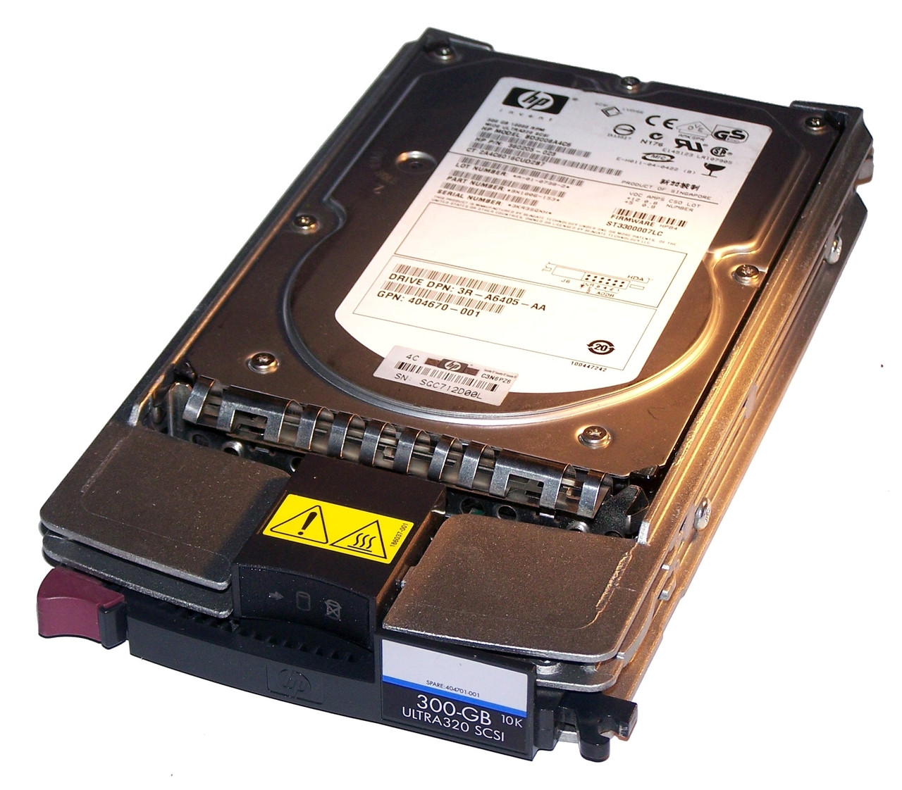 HPE BF3008B26C 300GB 15kRPM 3.5in Ultra-320 SCSI 80-Pin G1-G4 HDD