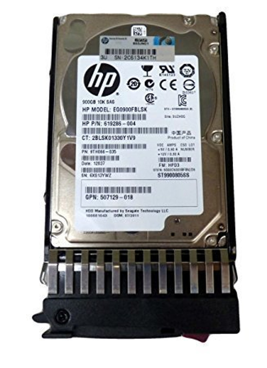 HPE 507129-018 900GB 10KRPM 2.5in SAS-6G Enterprise G4-G7 HDD