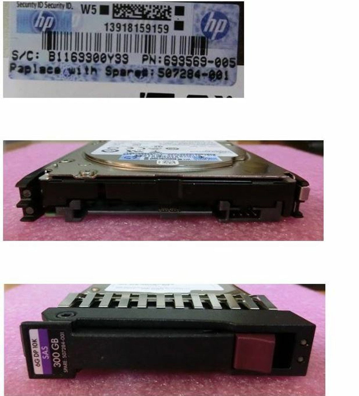HPE EG0300FBLSE 300GB 10kRPM 2.5in SAS-6G Enterprise G4-G7 HDD