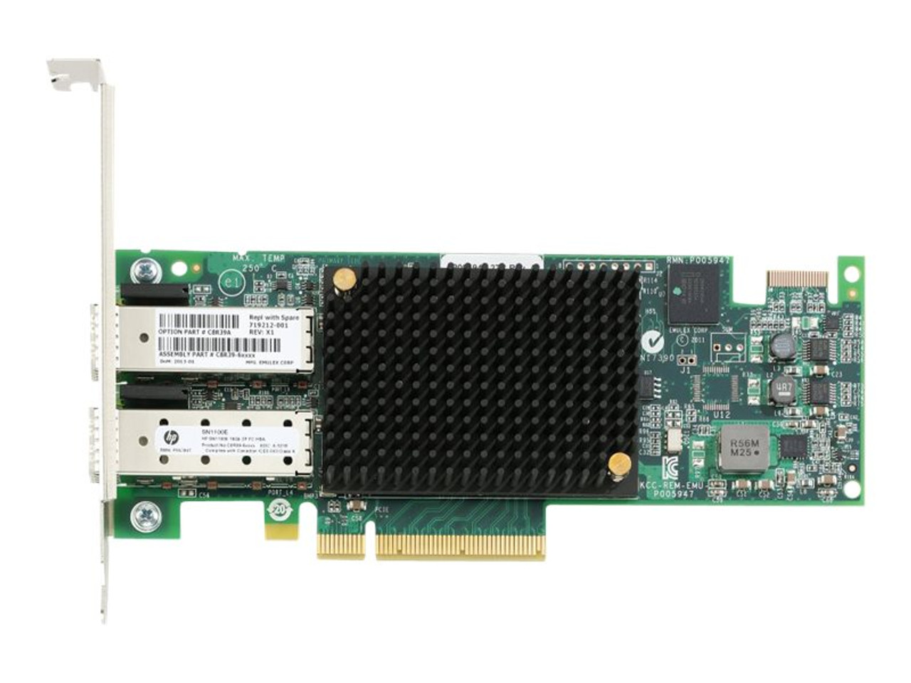 HPE StoreFabric SN1100E 719212-001 16Gb 2-Port FC HBA for G8 G9