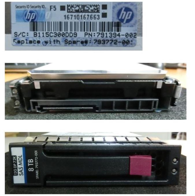 HPE 793701-B21 8TB 7200RPM 3.5in SAS-12G Midline G4-G7 HDD