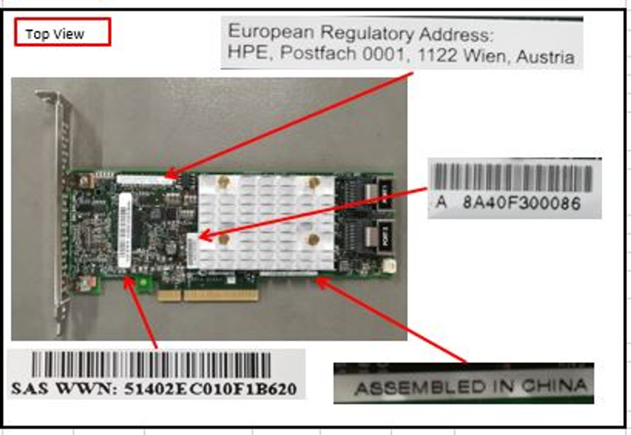 HPE 830824-B21 Smart Array P408i-p SR SAS-12G PCIe Controller for