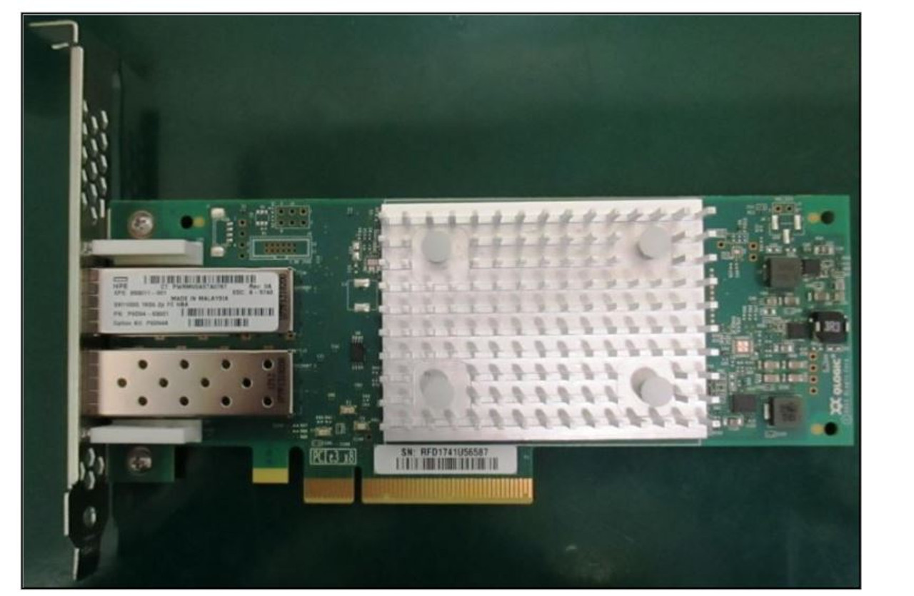 HPE StoreFabric 853011-001 SN1100Q 16Gb 2-Port PCIe3 Fibre