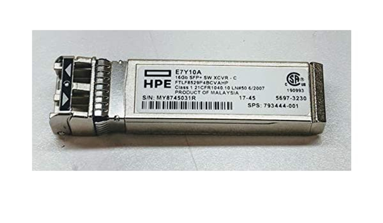 HPE E7Y10A 16Gb Fibre Channel Short Wave SFP+ Transceiver Module