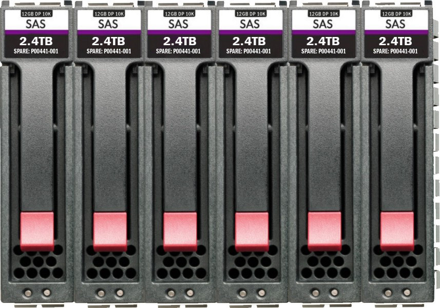 HPE MSA R0P87A 14.4TB 10kRPM 2.5in SAS-12G Enterprise HDD Bundle