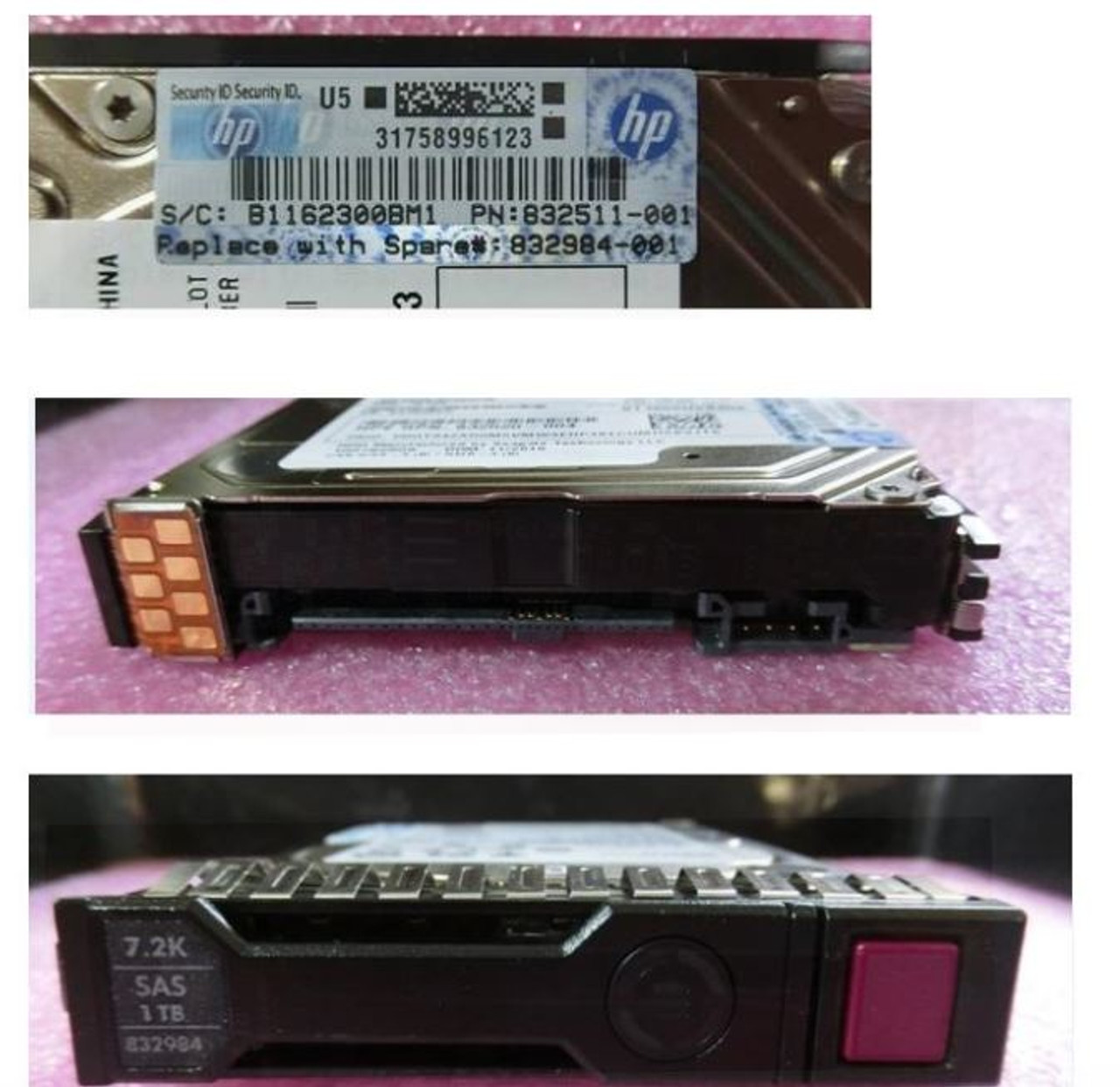 HPE MM1000JFJTH-SC 1TB 7200RPM 2.5in DS SAS-12G Midline G9 G10 HDD