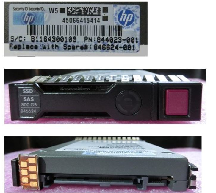 HPE 832454-001 480GB 2.5in SATA-6G SC Mixed Use G8 G9 G10 SSD