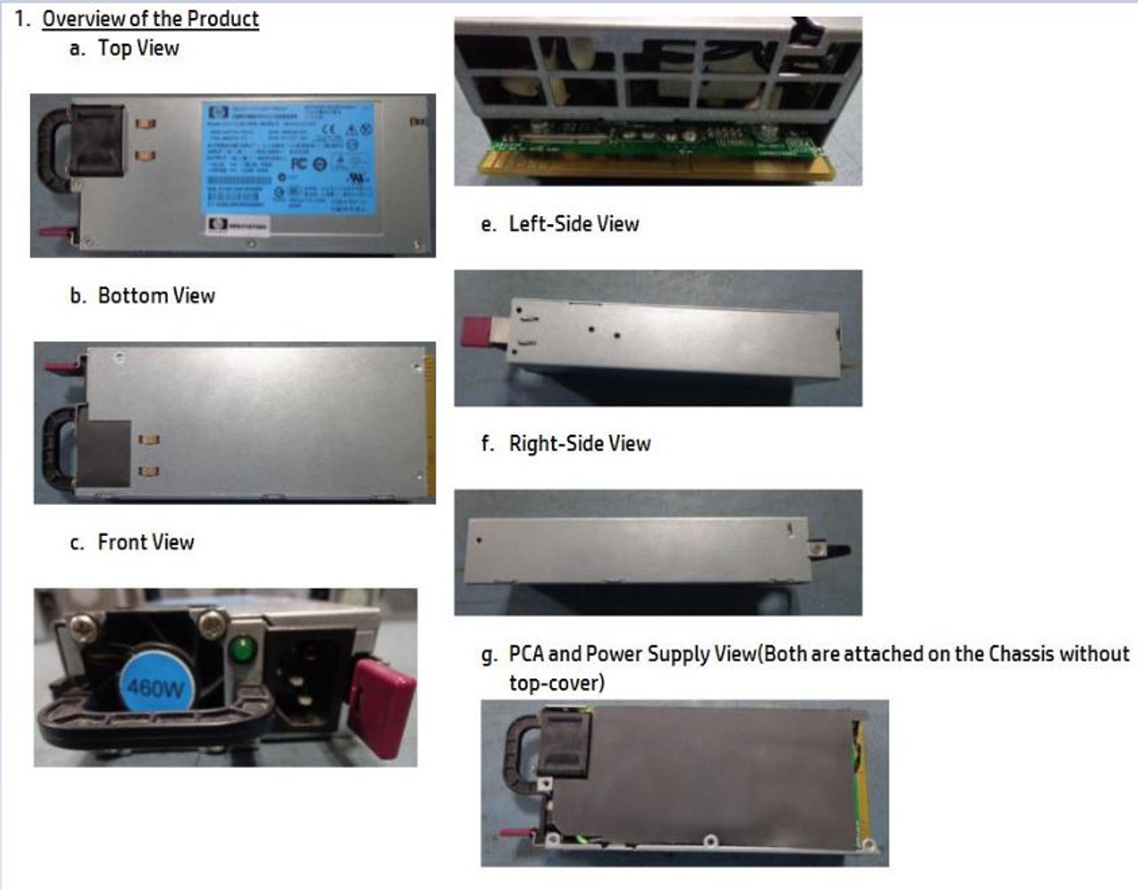 HPE 499250-001 460W 100V-240V AC Common Slot G6 G7 G8 G9