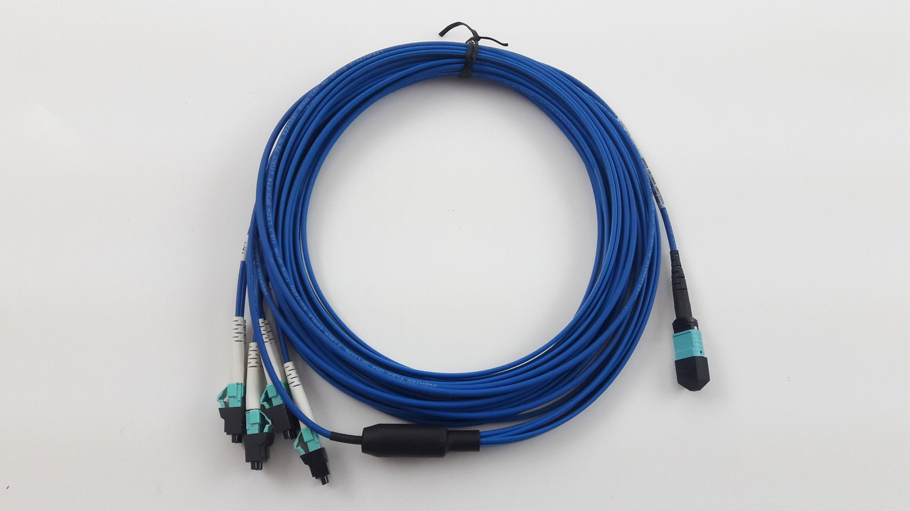 HPE K2Q46A Multiple Fiber Push On To 4x Lucent Connector 5m Cable