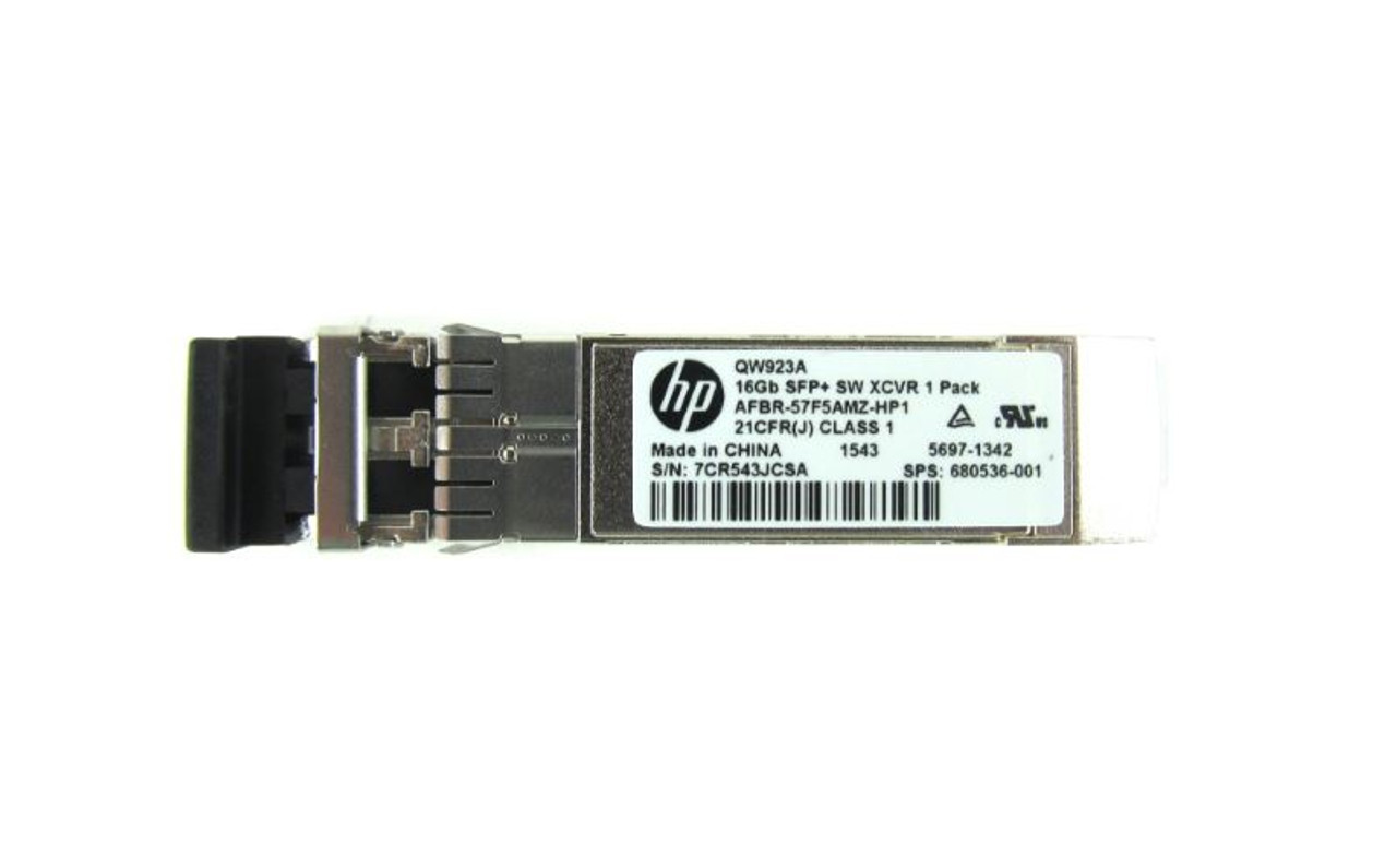 HPE QW923A 16Gb Fibre Channel Short Wave SFP+ Transceiver Module