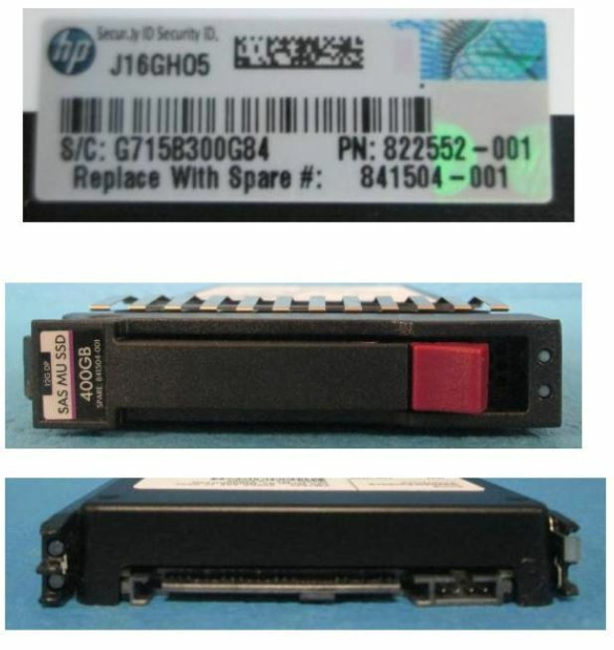 HPE MSA MO0400JFFCF 400GB 2.5in SAS-12G Mixed Use SSD, Wholesale