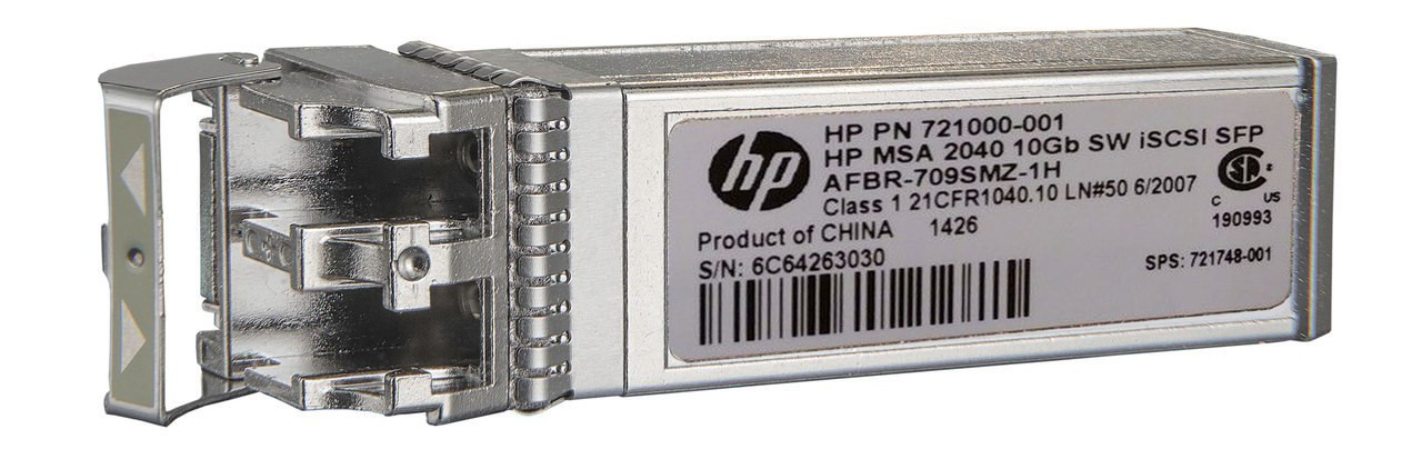 HPE MSA C8R25A 10Gb Short Wave iSCSI SFP+ 4-Pack Transceiver