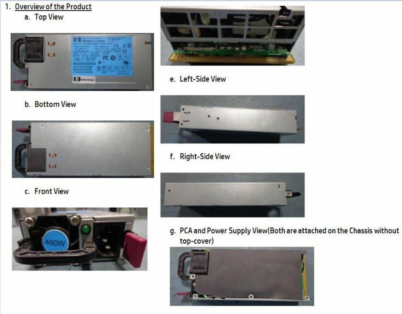 HPE 499250-101 460W 100V-240V AC Common Slot G6 G7 G8 G9 Power Supply