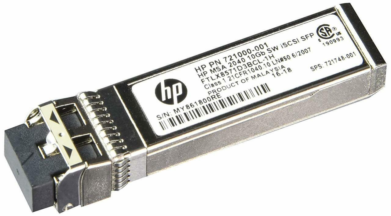 HPE MSA FTLX8571D3BCL-1H 10Gb Short Wave iSCSI SFP+ 4-Pack