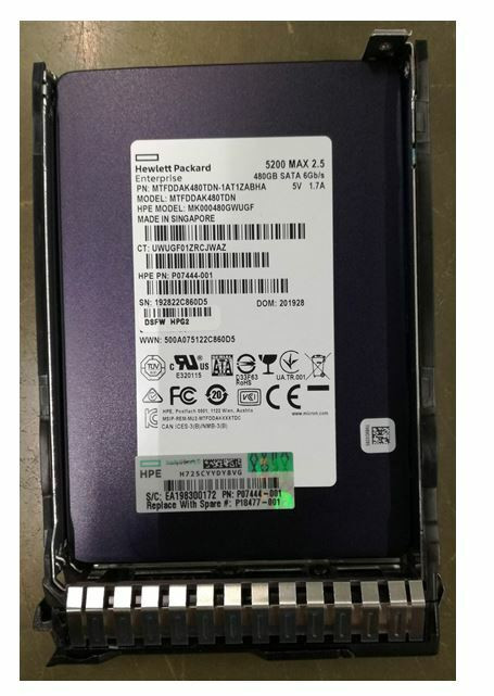 HPE P18432-H21 480GB 2.5in SATA-6G SC Multi Vendor Mixed Use G10