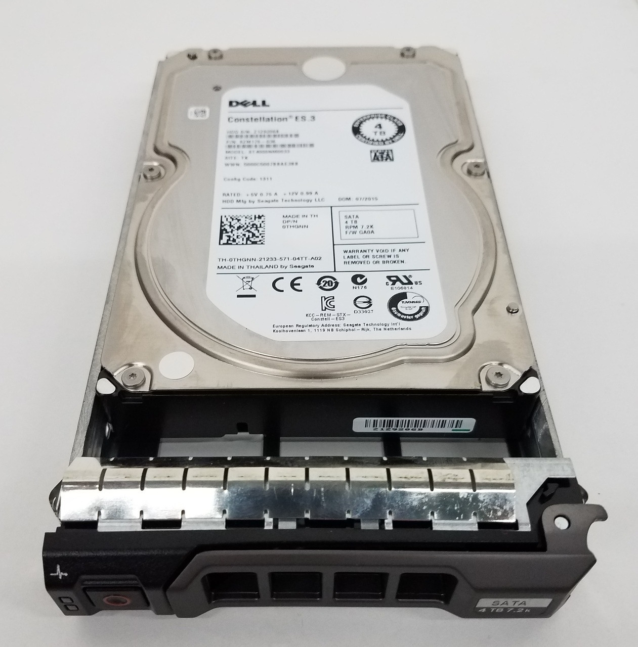 Dell 0THGNN 4TB 7200RPM 3.5inch SATA-6Gbps HDD for PowerEdge