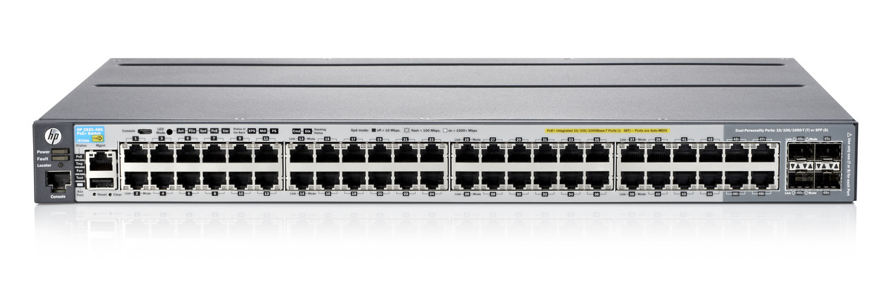 HPE Aruba Procurve J9729A 2920AL-48G PoE+ Ethernet L3 Managed