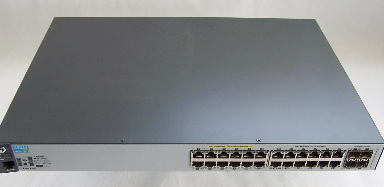 HPE Aruba J9773A 2530-24G Port PoE+ 4 Gigabit SFP Ports Managed Switch