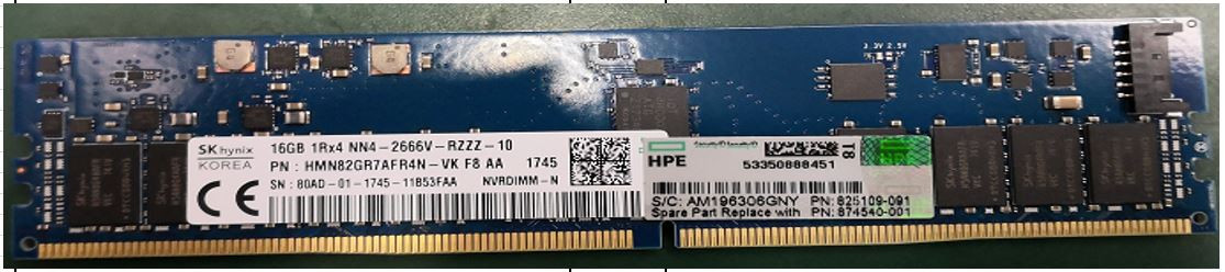 HPE 874540-001 16GB 2666MHz 288-Pin ECC Reg DDR4 G10 Memory Module