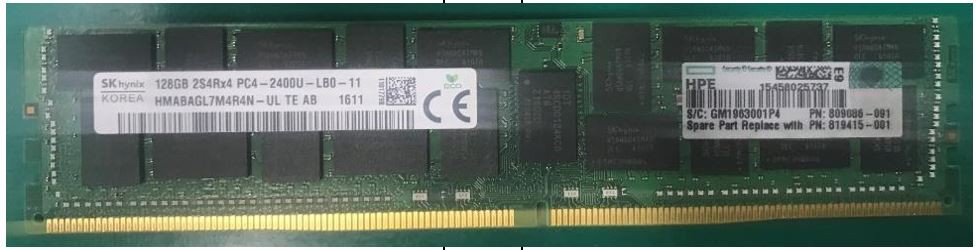 S*s様 ＜ジャンク＞DDR4 LRDIMM 128GB×8枚 2666MHz 128GB DDR4 LRDIMM Micron MTA144ASQ16G72LSZ-2S6G1 Equivalent Server