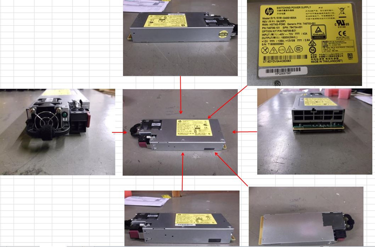 HPE 794734-001 1500Watt Common Slot Power Supply Kit, Wholesale