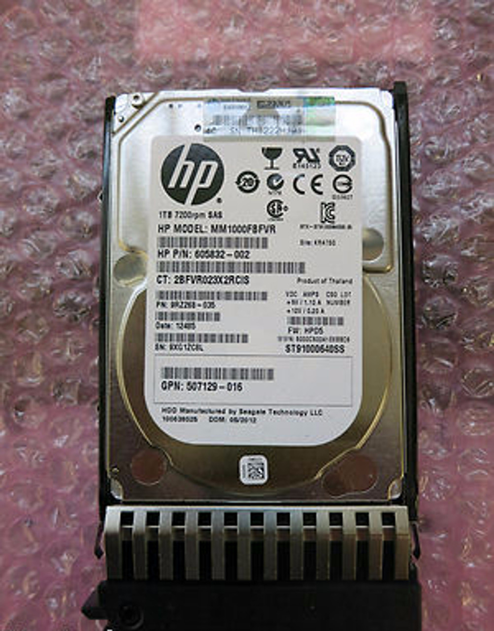 HPE MM1000FBFVR 1TB 7200RPM 2.5in DP SAS-6G Midline G4-G7 HDD