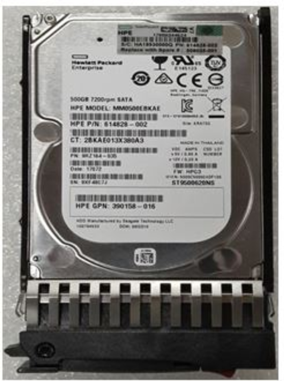 HPE MM0500EBKAE 500GB 7200RPM 2.5in SATA-3G Midline G4-G7 HDD