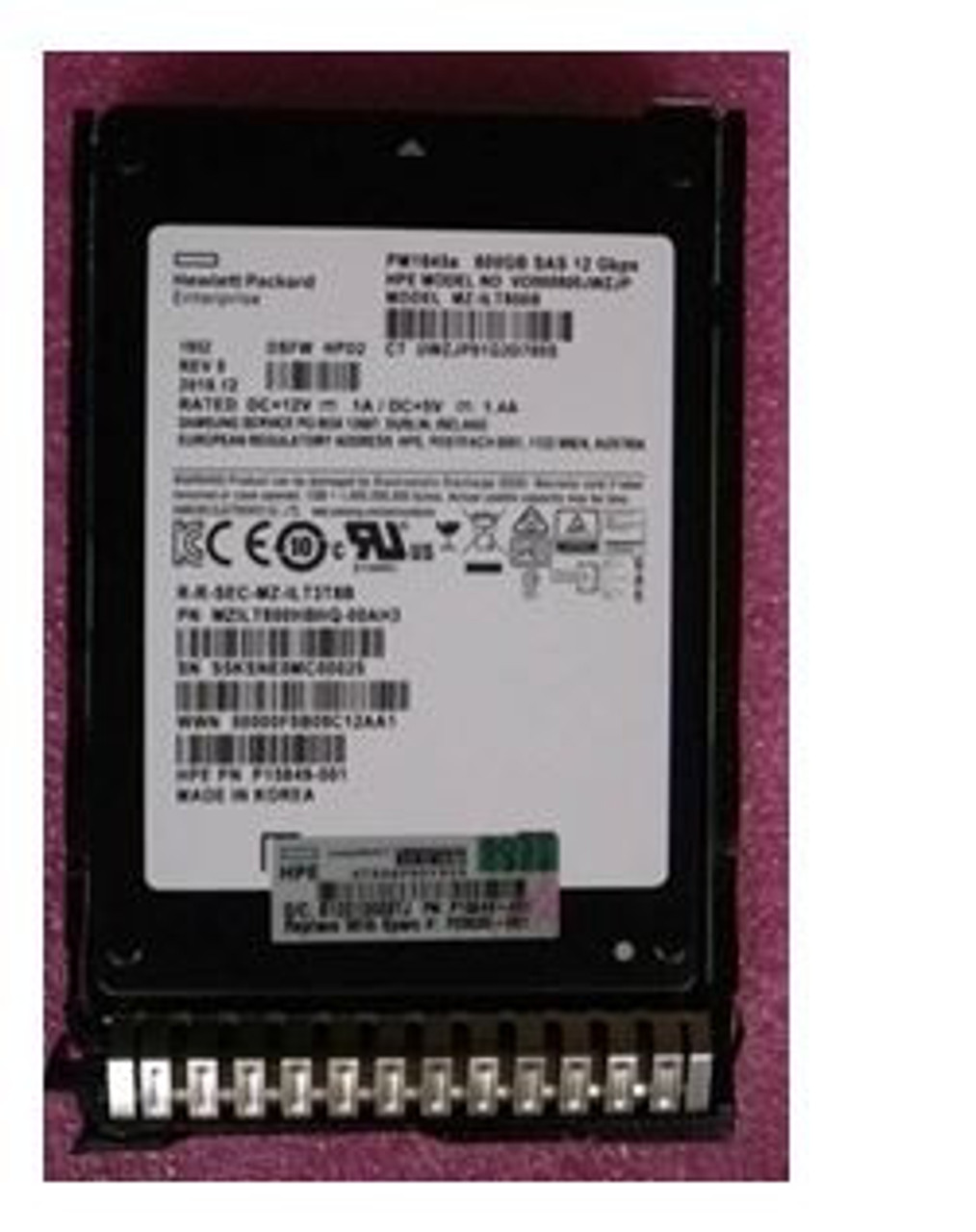 HPE P19913-B21 800GB 2.5in DS SAS 12G SC Mixed Use G9 G10 SSD