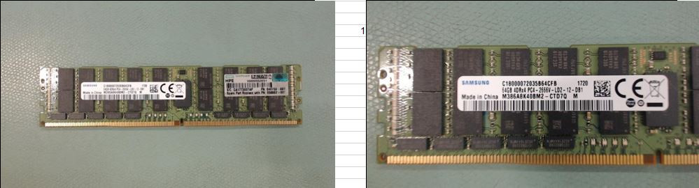 HPE 815101-B21 64GB Quad Rank DDR4-2666 CL19 ECC Reg DDR4 SDRAM