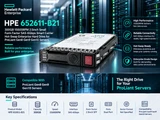 Engineered for Enterprise Speed: HPE 652611-B21 300GB SAS SmartDrive for ProLiant Servers