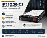 Power Meets Precision: Unleashing Enterprise Performance with the HPE 652589-B21 900GB 10K SAS Hard Drive