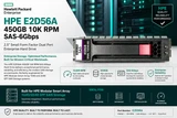 HPE E2D56A 450GB 10K SAS Powerhouse: High-Speed Enterprise Storage Engineered for MSA 1040 & 2040 SANs