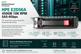 HPE E2D56A 450GB 10K SAS Powerhouse: High-Speed Enterprise Storage Engineered for MSA 1040 & 2040 SANs